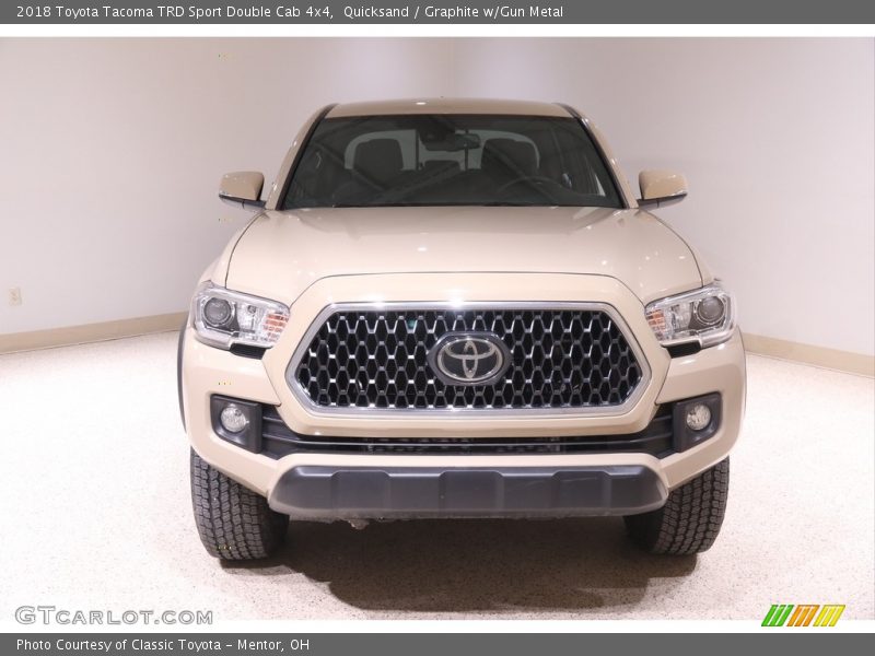 Quicksand / Graphite w/Gun Metal 2018 Toyota Tacoma TRD Sport Double Cab 4x4