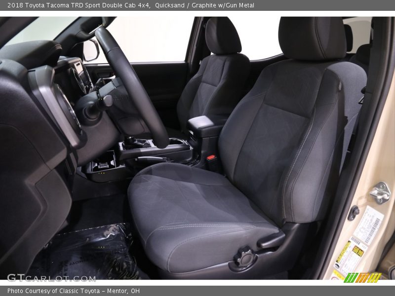 Quicksand / Graphite w/Gun Metal 2018 Toyota Tacoma TRD Sport Double Cab 4x4
