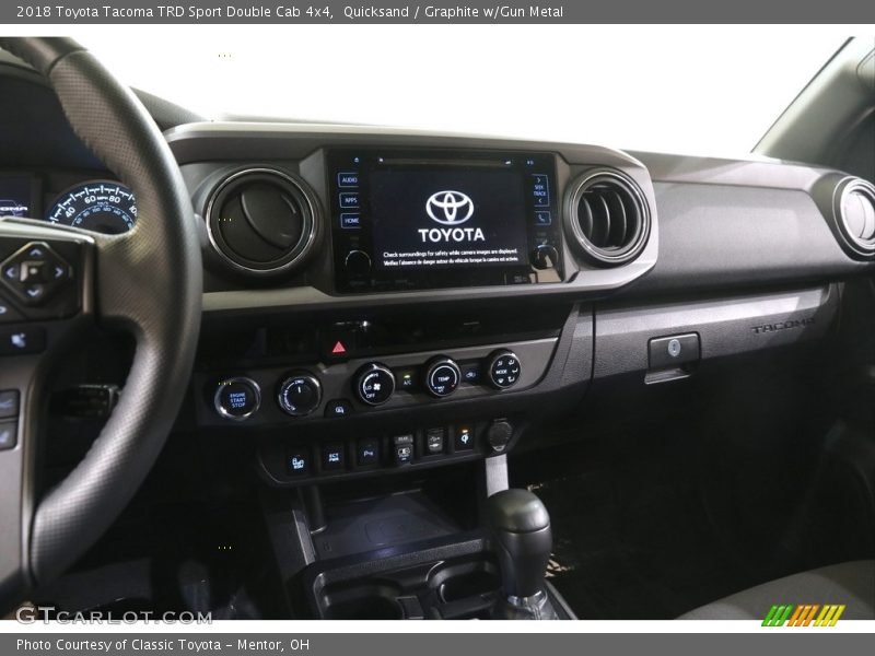 Quicksand / Graphite w/Gun Metal 2018 Toyota Tacoma TRD Sport Double Cab 4x4