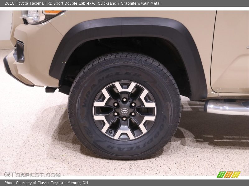 Quicksand / Graphite w/Gun Metal 2018 Toyota Tacoma TRD Sport Double Cab 4x4