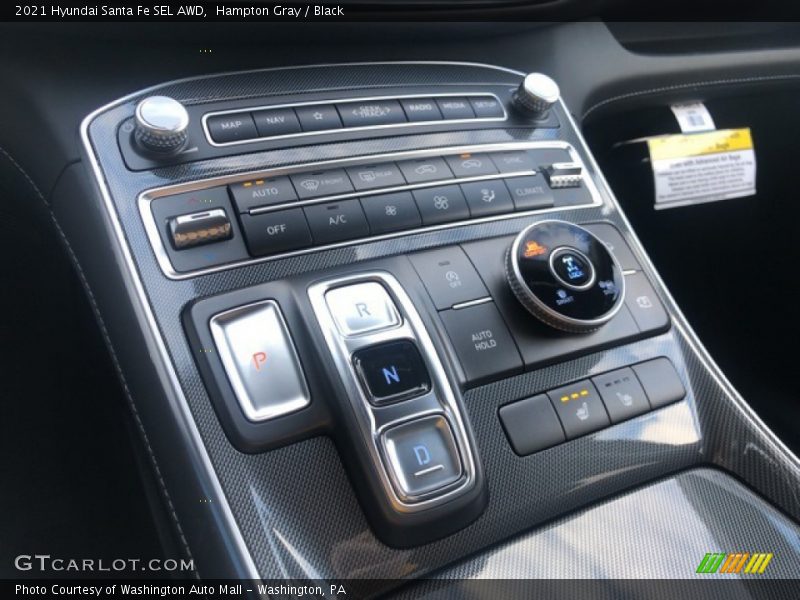 Hampton Gray / Black 2021 Hyundai Santa Fe SEL AWD
