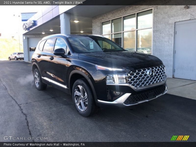 Twilight Black / Black 2021 Hyundai Santa Fe SEL AWD