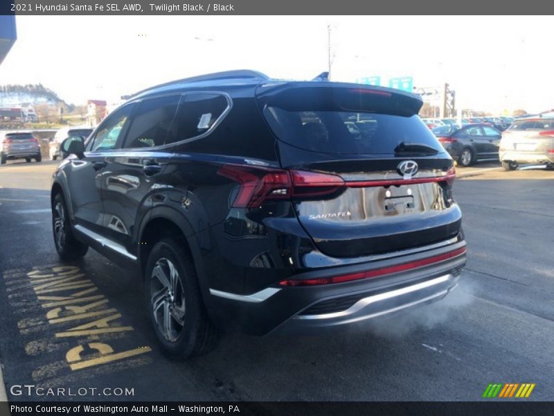 Twilight Black / Black 2021 Hyundai Santa Fe SEL AWD