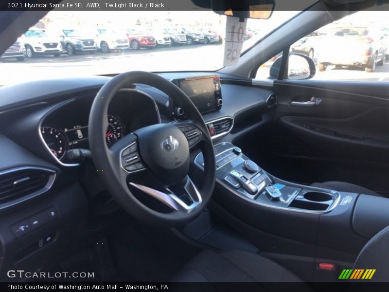 Twilight Black / Black 2021 Hyundai Santa Fe SEL AWD
