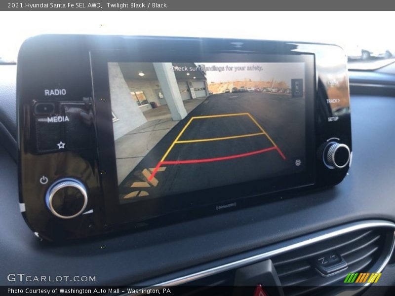 Twilight Black / Black 2021 Hyundai Santa Fe SEL AWD