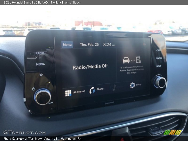Twilight Black / Black 2021 Hyundai Santa Fe SEL AWD