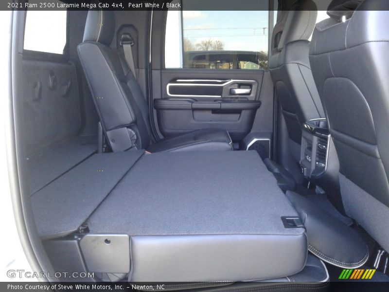 Pearl White / Black 2021 Ram 2500 Laramie Mega Cab 4x4