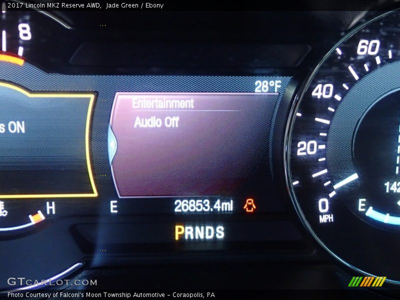 Jade Green / Ebony 2017 Lincoln MKZ Reserve AWD