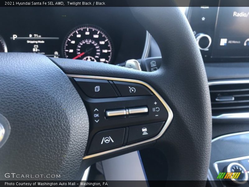 Twilight Black / Black 2021 Hyundai Santa Fe SEL AWD
