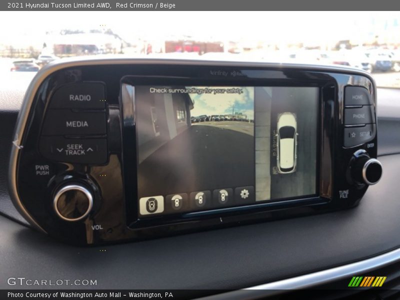 Red Crimson / Beige 2021 Hyundai Tucson Limited AWD