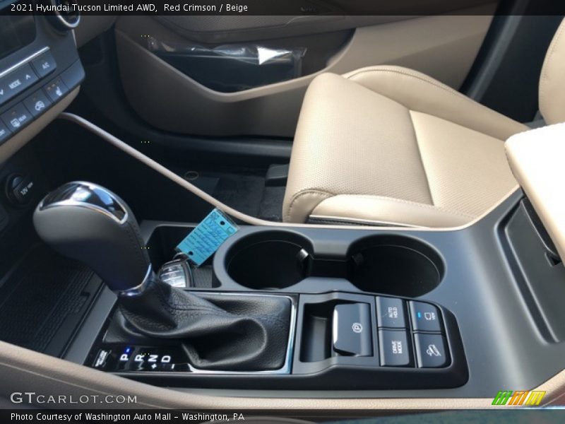 Red Crimson / Beige 2021 Hyundai Tucson Limited AWD