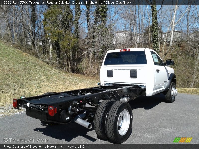Bright White / Diesel Gray/Black 2021 Ram 5500 Tradesman Regular Cab 4x4 Chassis