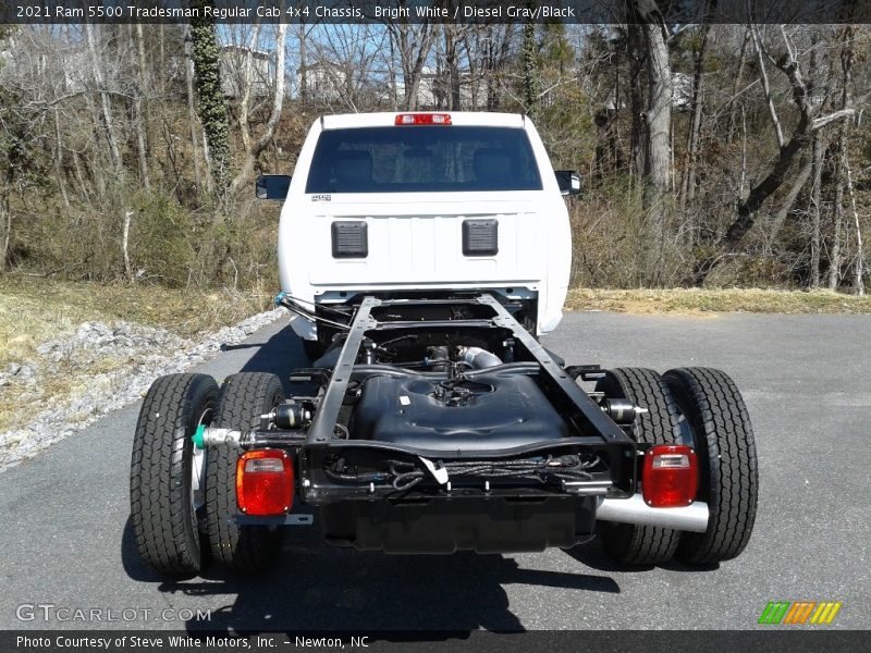 Bright White / Diesel Gray/Black 2021 Ram 5500 Tradesman Regular Cab 4x4 Chassis