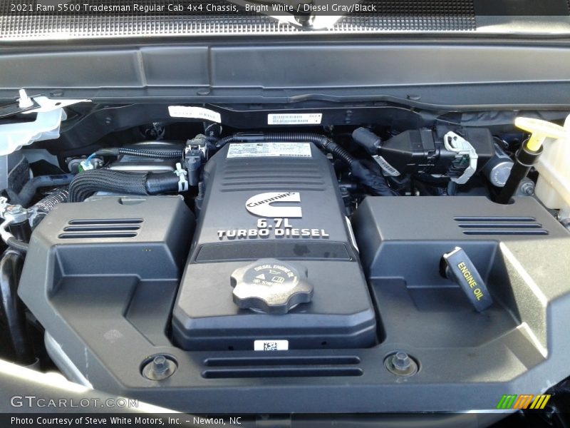 Bright White / Diesel Gray/Black 2021 Ram 5500 Tradesman Regular Cab 4x4 Chassis