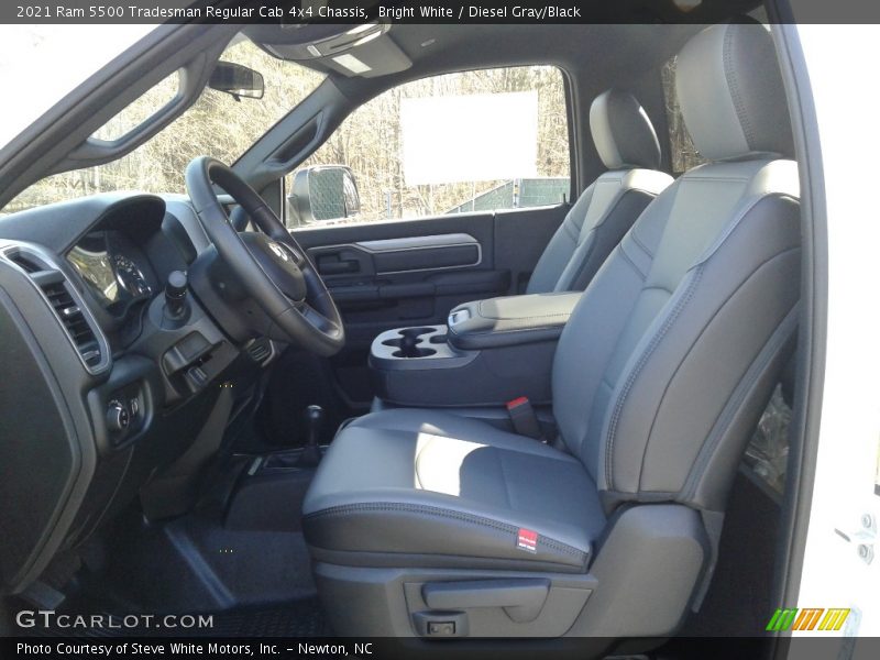 Bright White / Diesel Gray/Black 2021 Ram 5500 Tradesman Regular Cab 4x4 Chassis