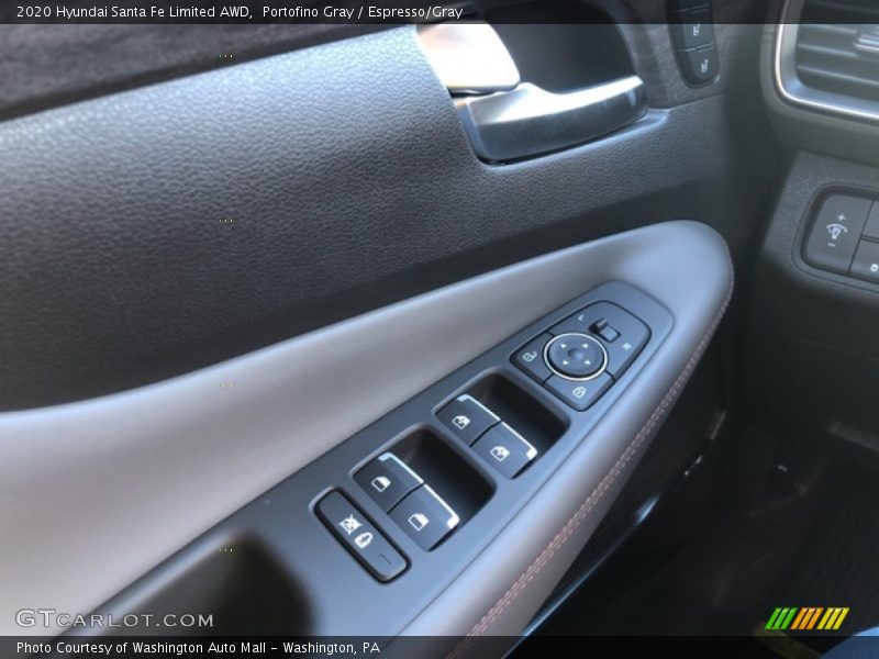 Portofino Gray / Espresso/Gray 2020 Hyundai Santa Fe Limited AWD