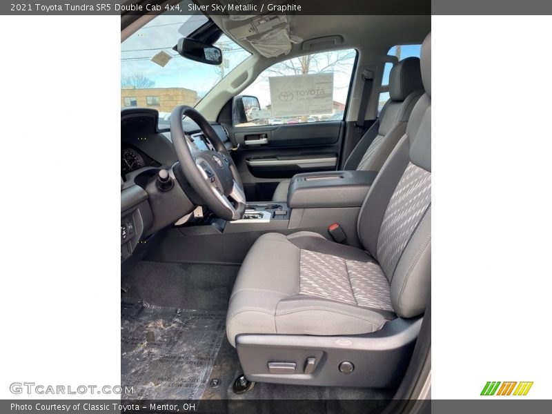 Silver Sky Metallic / Graphite 2021 Toyota Tundra SR5 Double Cab 4x4