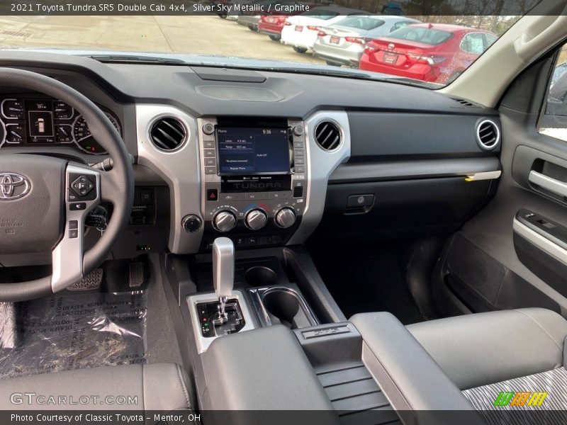 Silver Sky Metallic / Graphite 2021 Toyota Tundra SR5 Double Cab 4x4