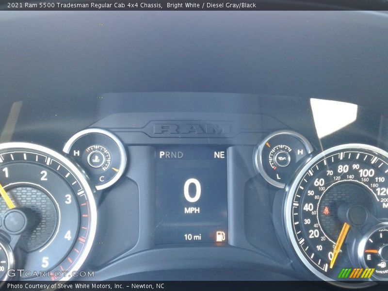  2021 5500 Tradesman Regular Cab 4x4 Chassis Tradesman Regular Cab 4x4 Chassis Gauges