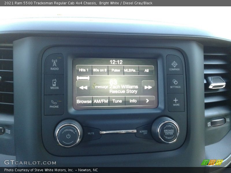 Controls of 2021 5500 Tradesman Regular Cab 4x4 Chassis