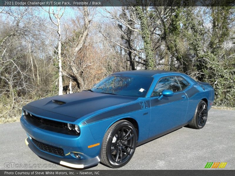 Frostbite / Black 2021 Dodge Challenger R/T Scat Pack