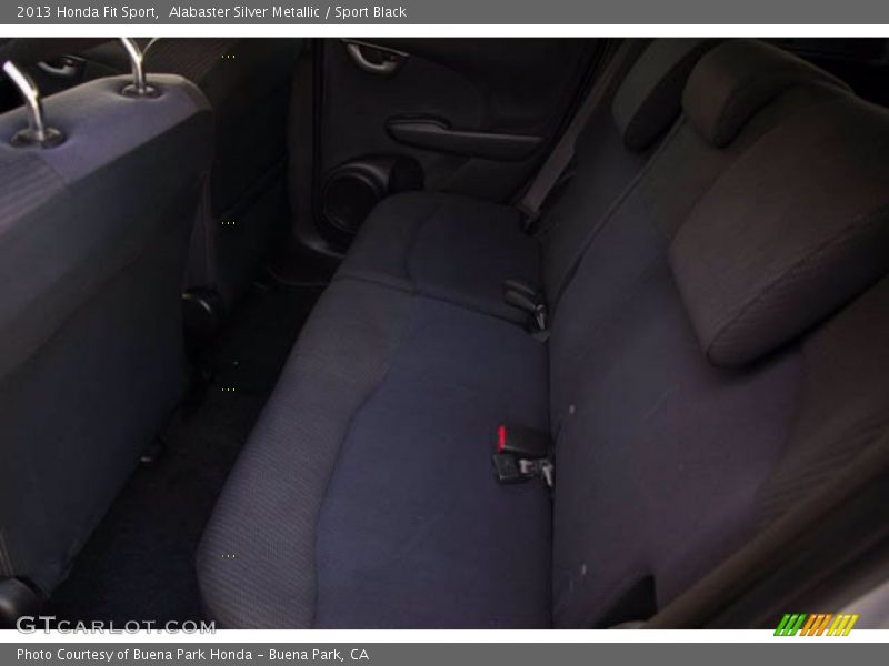 Alabaster Silver Metallic / Sport Black 2013 Honda Fit Sport