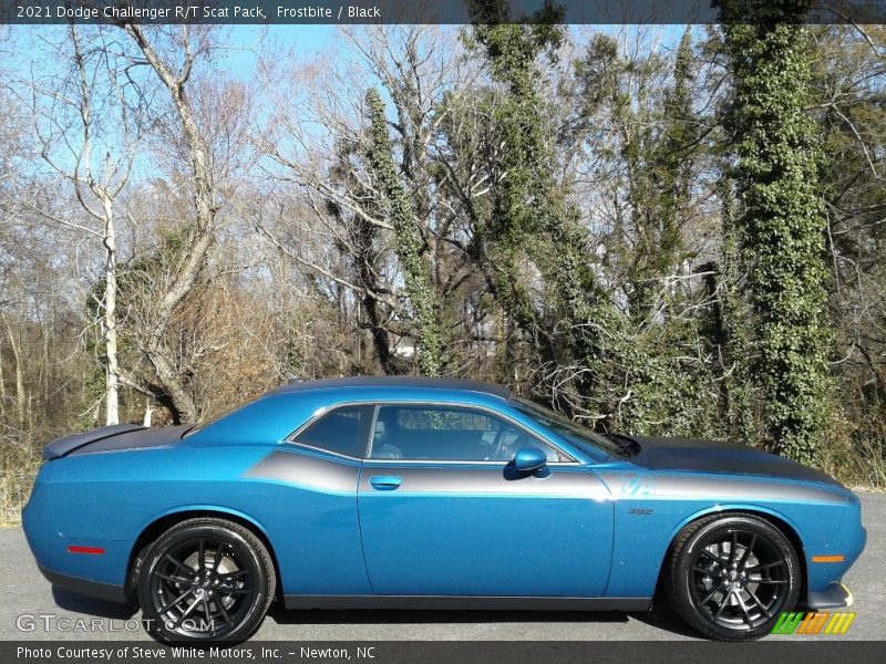 Frostbite / Black 2021 Dodge Challenger R/T Scat Pack