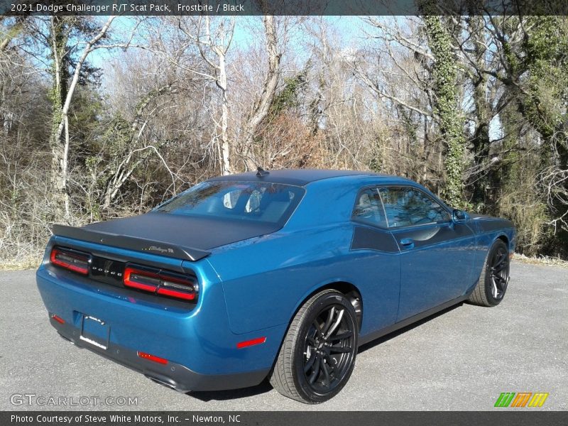 Frostbite / Black 2021 Dodge Challenger R/T Scat Pack