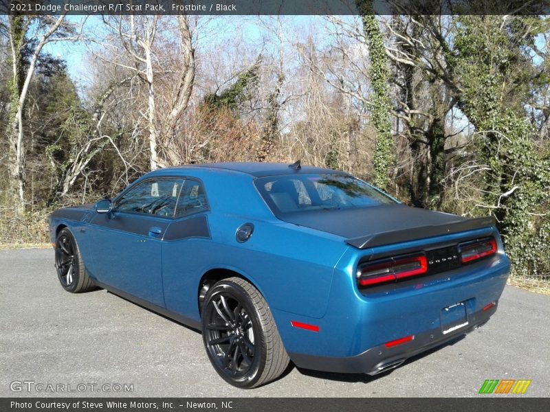 Frostbite / Black 2021 Dodge Challenger R/T Scat Pack