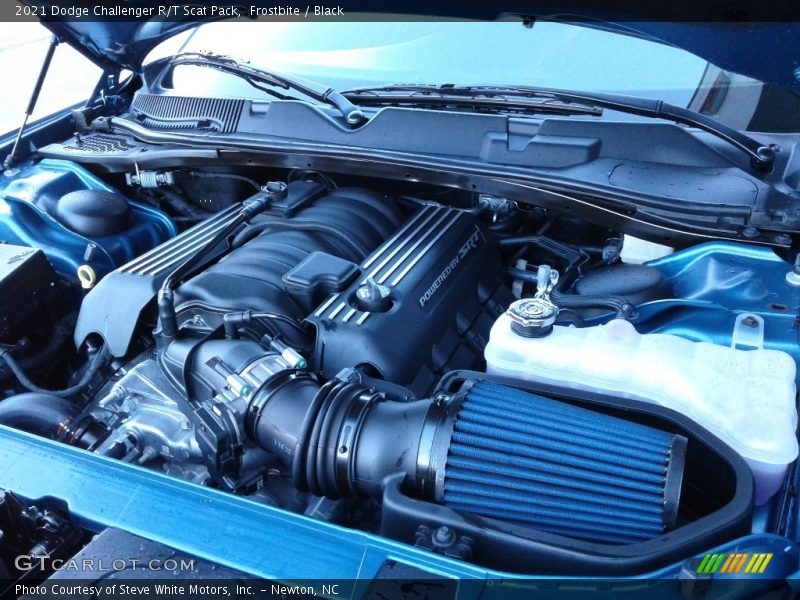 Frostbite / Black 2021 Dodge Challenger R/T Scat Pack
