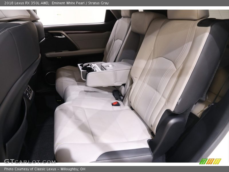 Eminent White Pearl / Stratus Gray 2018 Lexus RX 350L AWD