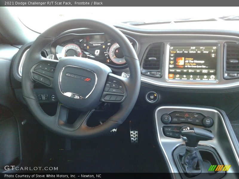 Frostbite / Black 2021 Dodge Challenger R/T Scat Pack