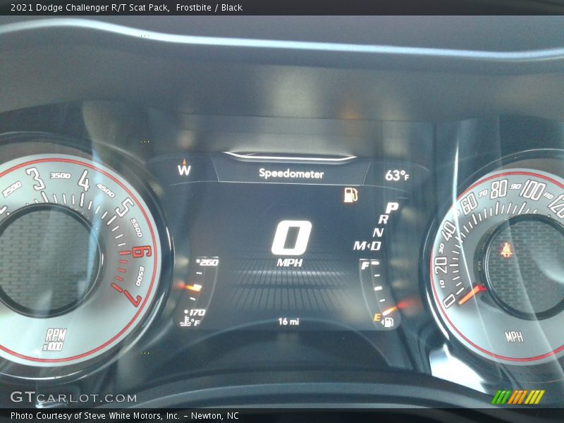Frostbite / Black 2021 Dodge Challenger R/T Scat Pack