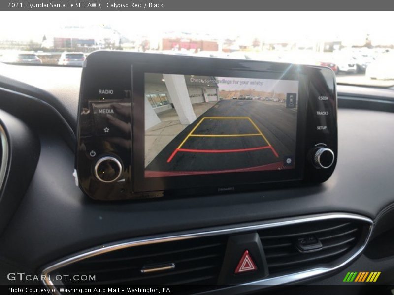 Calypso Red / Black 2021 Hyundai Santa Fe SEL AWD