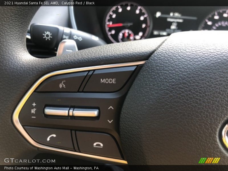 Calypso Red / Black 2021 Hyundai Santa Fe SEL AWD