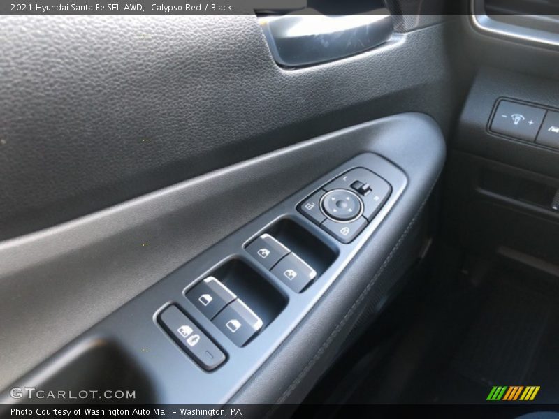 Calypso Red / Black 2021 Hyundai Santa Fe SEL AWD