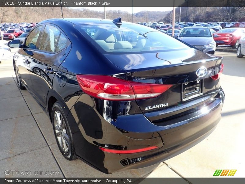 Phantom Black / Gray 2018 Hyundai Elantra Value Edition