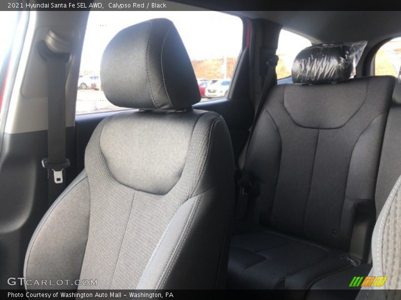 Calypso Red / Black 2021 Hyundai Santa Fe SEL AWD