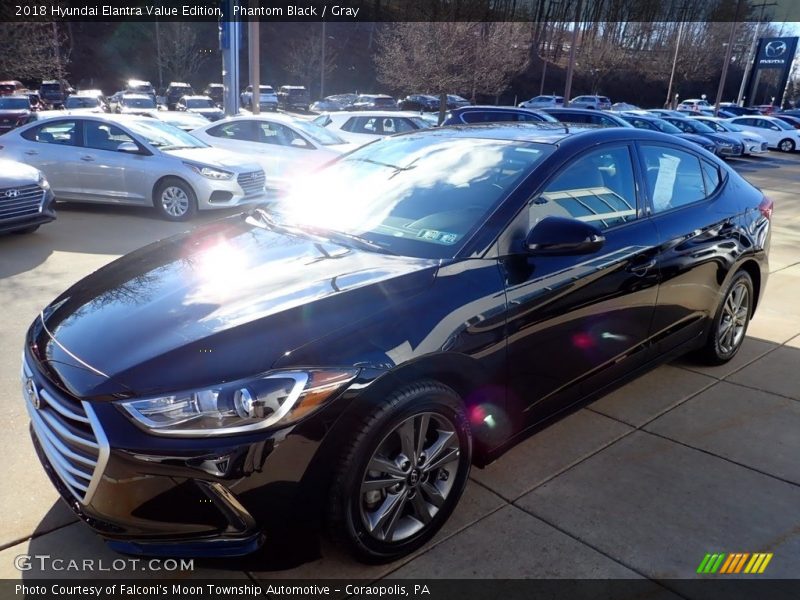 Phantom Black / Gray 2018 Hyundai Elantra Value Edition