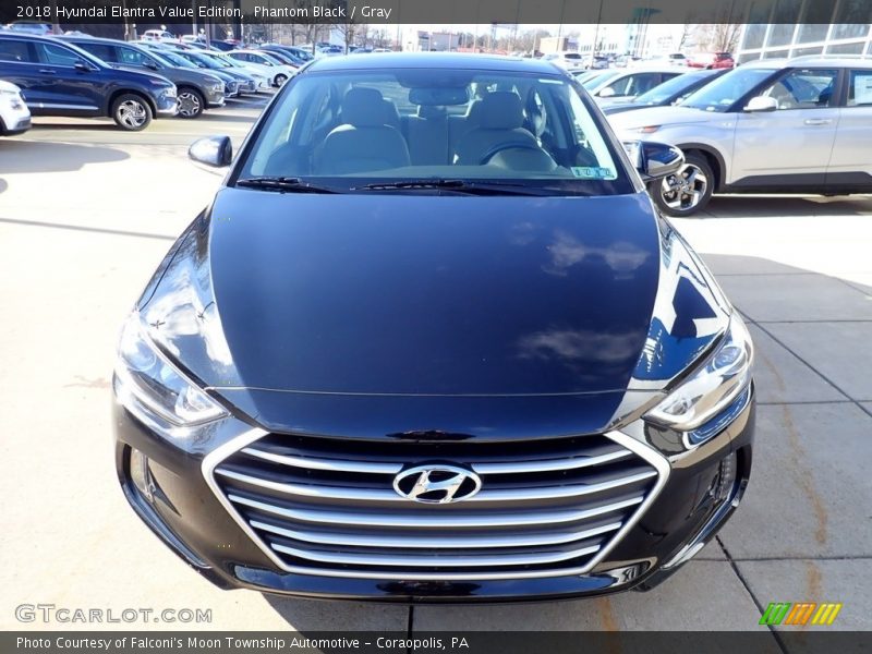 Phantom Black / Gray 2018 Hyundai Elantra Value Edition