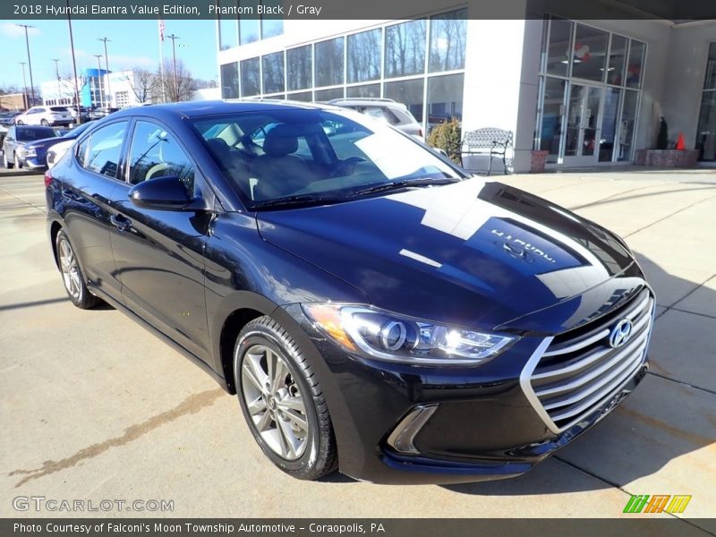 Phantom Black / Gray 2018 Hyundai Elantra Value Edition