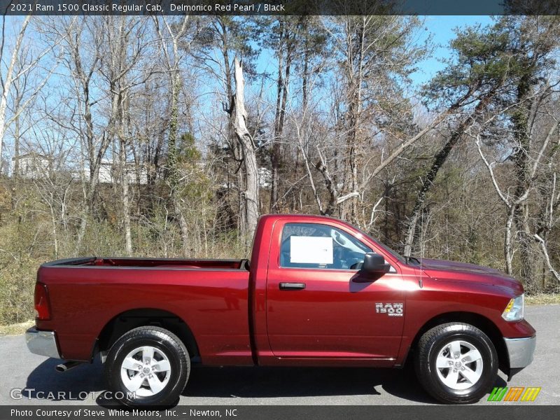 Delmonico Red Pearl / Black 2021 Ram 1500 Classic Regular Cab