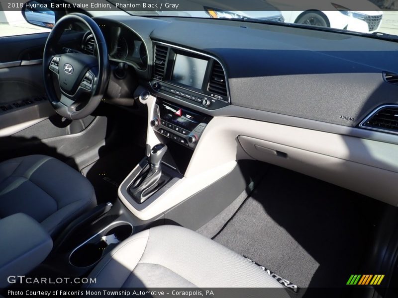 Phantom Black / Gray 2018 Hyundai Elantra Value Edition