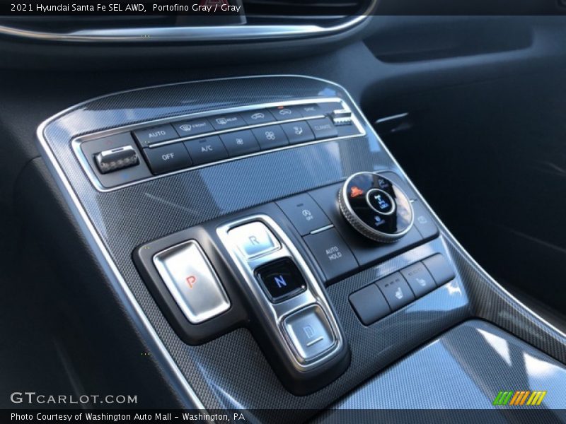 Portofino Gray / Gray 2021 Hyundai Santa Fe SEL AWD