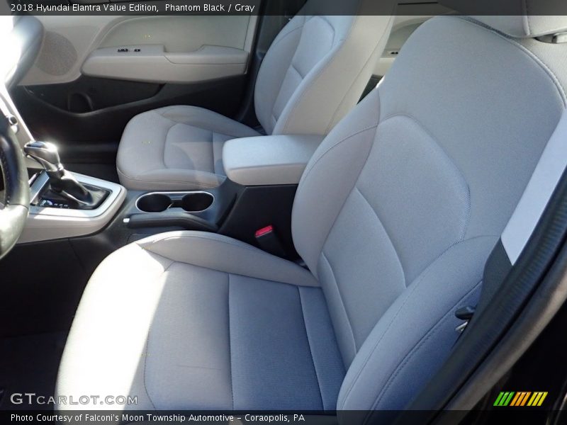 Phantom Black / Gray 2018 Hyundai Elantra Value Edition