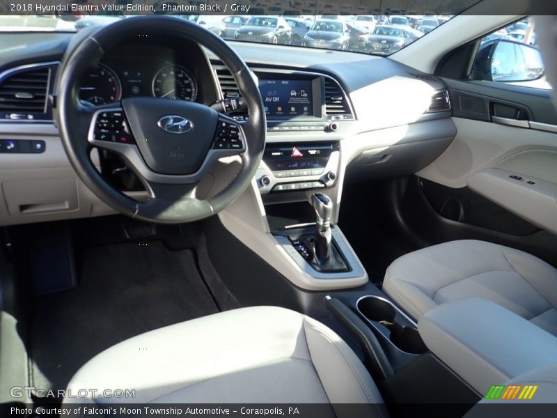 Phantom Black / Gray 2018 Hyundai Elantra Value Edition