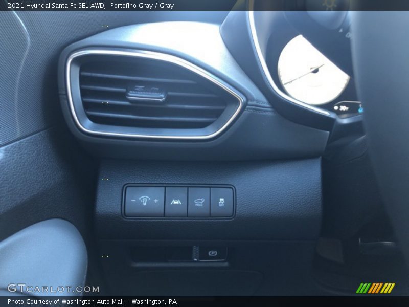 Portofino Gray / Gray 2021 Hyundai Santa Fe SEL AWD