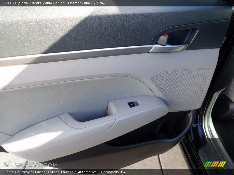 Phantom Black / Gray 2018 Hyundai Elantra Value Edition