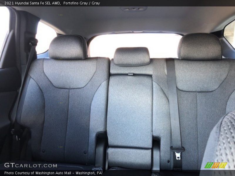 Portofino Gray / Gray 2021 Hyundai Santa Fe SEL AWD