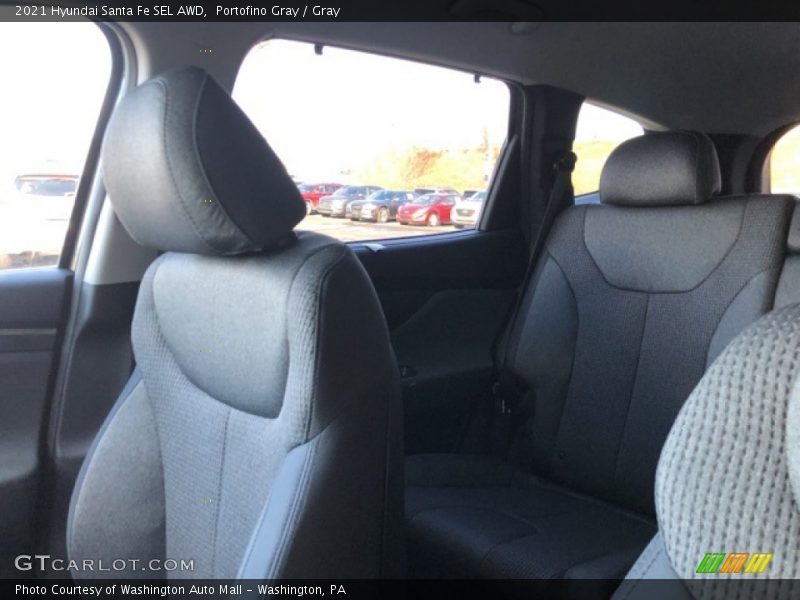 Portofino Gray / Gray 2021 Hyundai Santa Fe SEL AWD